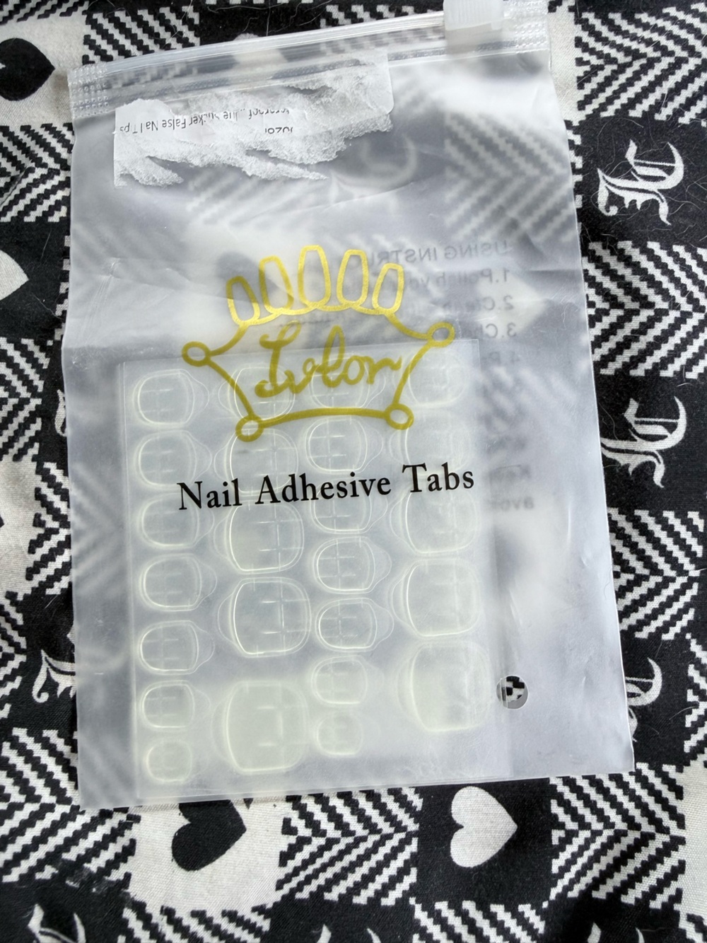 Clear Nail Adhesive Tabs - Pack of Tabs